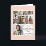Beste Oma je 10 FotoCollage Karte<br><div class="desc">Zeigen Sie Oma, wie sehr sie mit dieser herzlichen und maßgeschneiderten Grußkarte geliebt ist. Diese Karte zeigt eine wunderschöne Collage aus 10 Fotos an der Vorderseite und schafft so ein einzigartiges und persönliches Geschenk, das sie schätzen wird. Es ist der perfekte Weg, um eine Sammlung Ihrer Lieblings-Fotos anzuzeigen. Passen Sie...</div>
