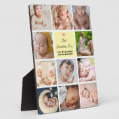 Beste Oma je 11-Foto Collage Fotoplatte (Seite)