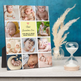 Beste Oma je 11-Foto Collage Fotoplatte