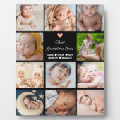 Beste Oma je 11-Foto Collage Fotoplatte (Vorderseite)