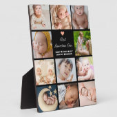 Beste Oma je 11-Foto Collage Fotoplatte (Seite)