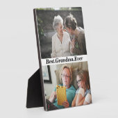 Beste Oma je 2 FotoCollage Fotoplatte (Seite)