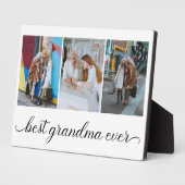 Beste Oma je 3 FotoCollage Fotoplatte (Seite)