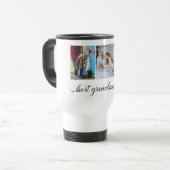 Beste Oma je 3 FotoCollage Reisebecher (Vorderseite Links)