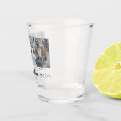 Beste Oma je 3 FotoCollage Schnapsglas (Rechts)