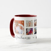 Beste Oma je 6 FotoCollage weiß Tasse (Vorderseite Links)