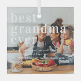 Beste Oma je | Angebot und Foto Ornament Aus Glas