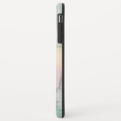 Beste Oma je Aquamarine Abstrakte Wasserfarbe Case-Mate iPhone Hülle (Hinten/Links)