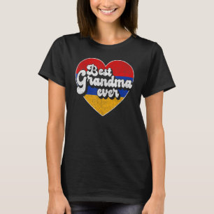 Beste Oma je Armenien Flagge Armenisches Oma T-Shirt