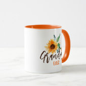 Beste Oma je Blütenblüte Personalisiert Tasse (VorderseiteRechts)