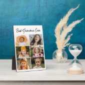 Beste Oma je Custom 6 Foto Collage Fotoplatte (Seite)