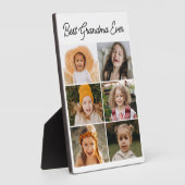 Beste Oma je Custom 6 Foto Collage Fotoplatte (Seite)