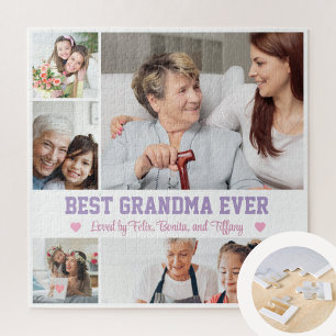Beste Oma je Custom Foto Hearwarming Puzzle