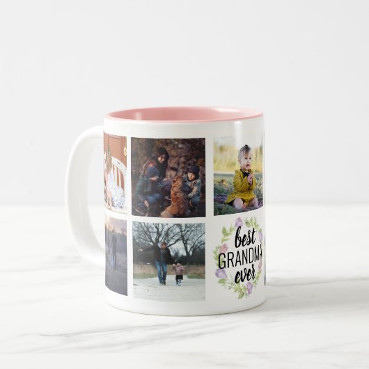 Beste Oma je Custom Foto Tasse (Vorderseite Links)