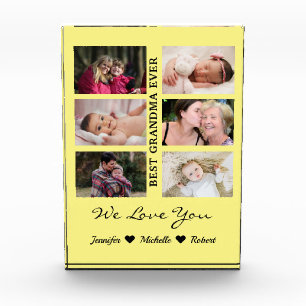 Beste Oma je Custom Fotos Großkinder Name