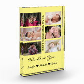 Beste Oma je Custom Fotos Großkinder Name (Links)