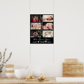 Beste Oma je Custom Fotos Großkinder Name Poster (Küche)