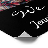 Beste Oma je Custom Fotos Großkinder Name Poster (Ecke)