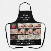 Beste Oma je Custom Fotos Großkinder Name Schürze (Vorderseite)