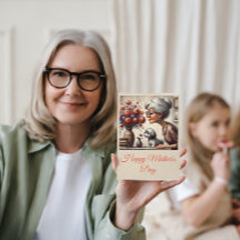 Beste Oma je Elegante Bouquet niedlicher Hund