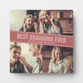 Beste Oma je | Farbblockfoto-Collage Fotoplatte (Vorderseite)