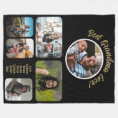 Beste Oma je Foto Collage Fleece Blankon (Vorderseite (Horizontal))