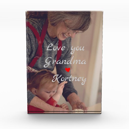 Beste Oma je Foto Collage wir Liebe Sie nennen (Vorderseite)