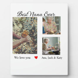 Beste Oma je Foto Collage wir Liebe Sie nennen Fotoplatte
