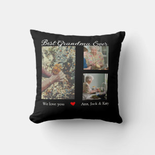 Beste Oma je Foto Collage wir Liebe Sie nennen Kissen