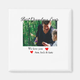 Beste Oma je Foto Collage wir Liebe Sie nennen Magnet