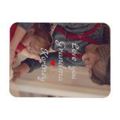 Beste Oma je Foto Collage wir Liebe Sie nennen Magnet (Horizontal)