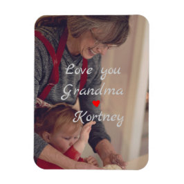 Beste Oma je Foto Collage wir Liebe Sie nennen Magnet