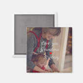 Beste Oma je Foto Collage wir Liebe Sie nennen Magnet (Vorderseite/Rückseite)