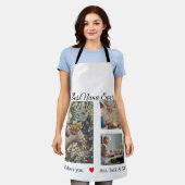 Beste Oma je Foto Collage wir Liebe Sie nennen Schürze (Getragen)