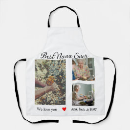 Beste Oma je Foto Collage wir Liebe Sie nennen Schürze