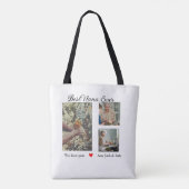 Beste Oma je Foto Collage wir Liebe Sie nennen Tasche (Rückseite)