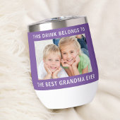 Beste Oma je Foto Lila