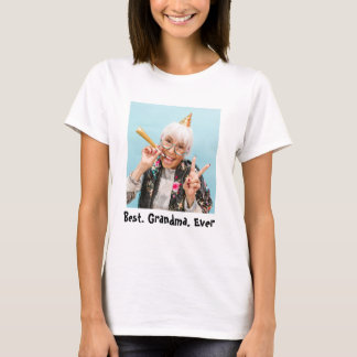 Beste Oma je Foto T-Shirt