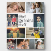 Beste Oma je FotoCollage Fotoplatte (Vorderseite)