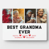 Beste Oma je FotoCollage Fotoplatte (Vorderseite)