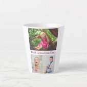 Beste Oma je FotoCollage Milchtasse (Vorderseite)