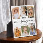 Beste Oma je - Grandchildren FotoCollage Fotoplatte<br><div class="desc">Feiern Sie Ihre Mami mit der "Best Mommy Ever" Mother's Day Foto Collage Plaque. Diese personalisierte Plakette besticht durch eine wunderschön gestaltete Collage aus gepflegten Fotos, in der besondere Momente und Erinnerungen eingefangen werden. Die herzliche Nachricht "Best Mommy Ever" fügt eine liebevolle Touch hinzu. Es ist aus hochwertigen Materialien mit...</div>