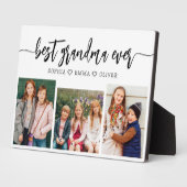 Beste Oma je - Grandchildren FotoCollage Fotoplatte (Seite)
