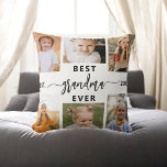 Beste Oma je - Grandchildren FotoCollage Kissen<br><div class="desc">Feiern Sie das "Beste Oma aller Zeiten" mit diesem personalisierten Grandkinderfoto Collage Kissen. Dieses nachdenkliche Geschenk besticht durch eine liebevoll arrangierte Collage aus hochgeliebten Fotos, die besondere Momente einfangen, ergänzt durch eine herzliche Botschaft. Aus hochwertigem, weichem Stoff gefertigt, bietet es Komfort und Stil in jedem Wohnbereich. Die herausnehmbare Abdeckung ist...</div>