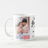Beste Oma je Grandkids 2 FotoCollage Kaffeetasse (Links)