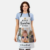 Beste Oma je Grandkids 3 FotoCollage Schürze (Getragen)