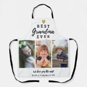 Beste Oma je Grandkids 3 FotoCollage Schürze (Vorderseite)