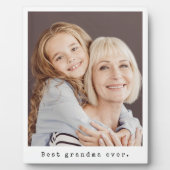 Beste Oma je Großmutter Volles Foto Fotoplatte (Vorderseite)