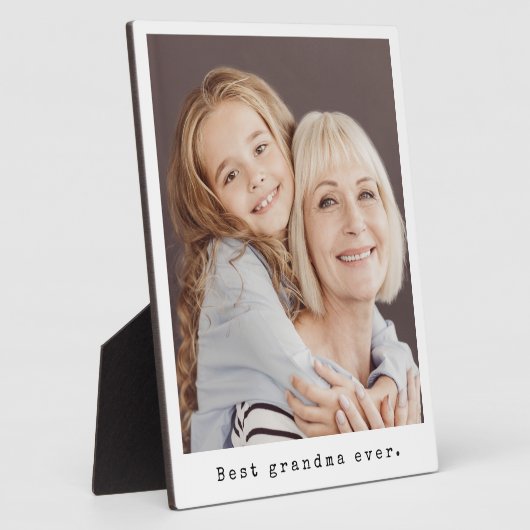 Beste Oma je Großmutter Volles Foto Fotoplatte (Seite)