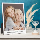 Beste Oma je Großmutter Volles Foto Fotoplatte (Seite)